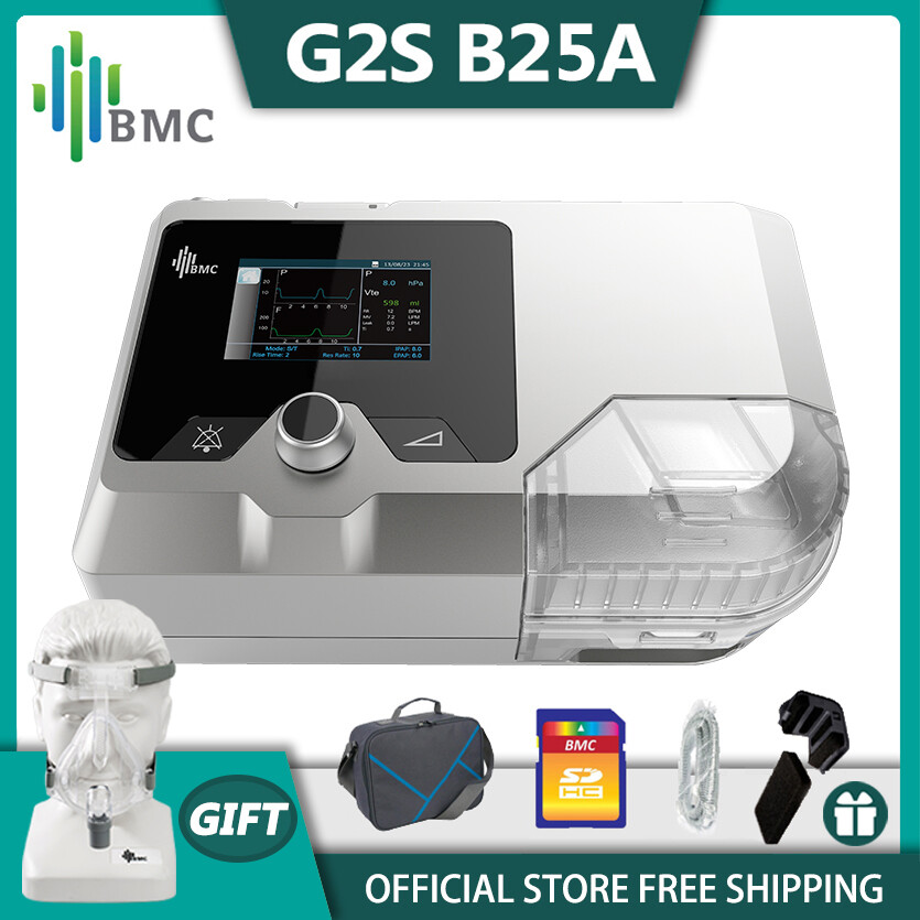 BMC G2S BPAP B25A New Arrival CPAP Bi-level CPAP for Snoring Sleep Apnea COPD Anti Hard Breathe with Full Face Mas ราคา 21,000 บาท*ส่งฟรี