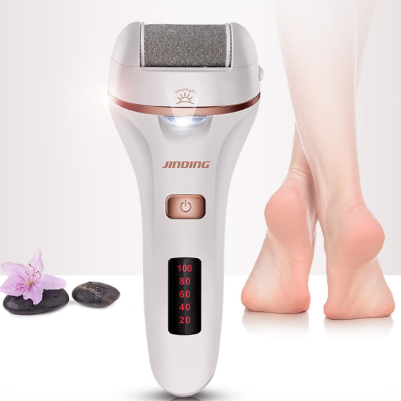 Gambar Portable Electric Callus Remover Foot Grinder Rechargeable Foot File Hard Skin Remover Pedicure Tools for Feet Electronic Callus Shaver