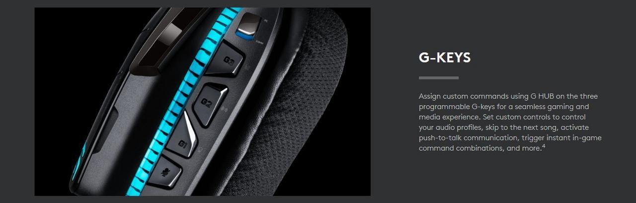Logitech G633s RGB LIGHTSYNC Wired Gaming Headset 7.1 Surround Sound with Mic 20 5de0546691b0d93d11b6ca92b5226538