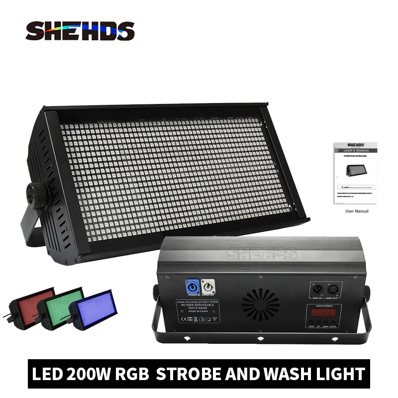 SHEHDS LED 200W RGB Marquee Strobe Light (8 segments) Suitable For Nightclub DJ Wedding Bar Disco - ยี่ห้อ SHEHDS ราคา 2,273 บาท*ส่งฟรี