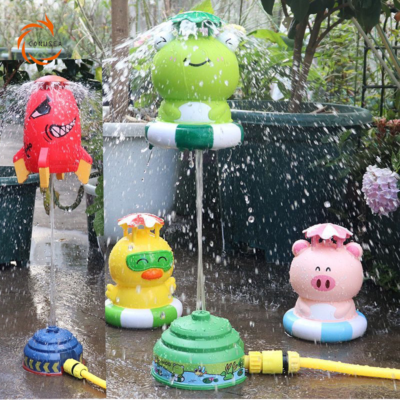 Conusea vòi phun nước ngoài trời đồ chơi tên lửa phản lực bay vòi phun nước quay đồ chơi bắn tung tóe cho trẻ em đồ chơi dưới nước cho trẻ em trẻ mới biết đi nam nữ quà tặng giáng sinh