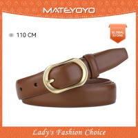 MATEYOYO Women Belts Retro PU Belt Elegant Slim Belt Golden Buckle Design Adjustable Girls Ladies Long Straps Waistbands Dress Coat Alloy Buckle Letter Buckle Gold Decorations Leisure Belt