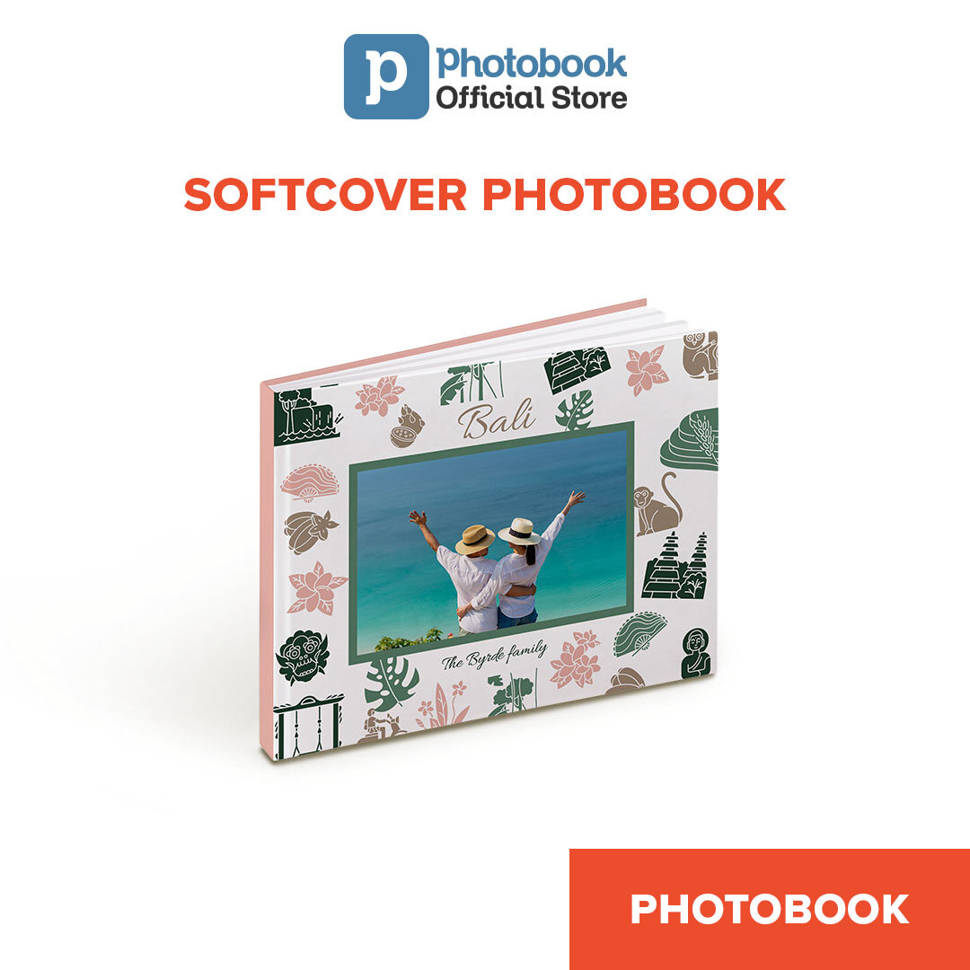 Photobook 8" x 6" Landscape Softcover Standard Binding Photobook Malaysia e-Voucher Harga 35 Ringgit*Penghantaran Percuma