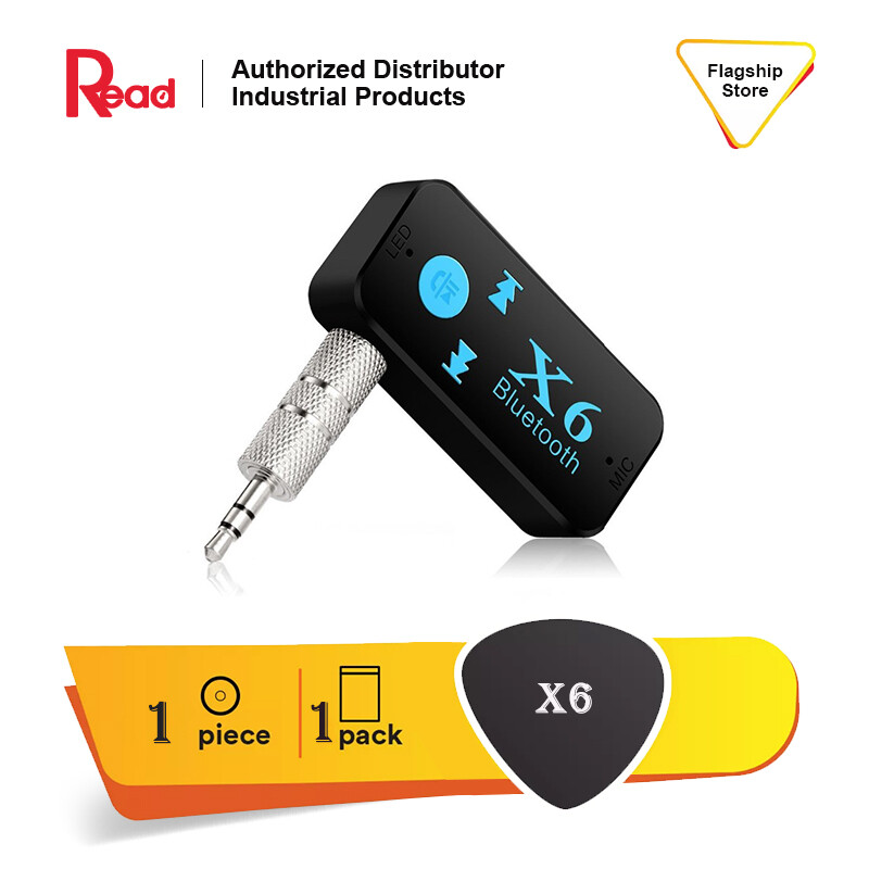 READ Nâng cấp bộ thu âm thanh nổi Bluetooth X6 5.0 Bộ thu âm thanh nổi Bluetooth Mini AUX USB 3.5mm Jack cắm trên ô tô Bộ chuyển đổi không dây trên ô tô