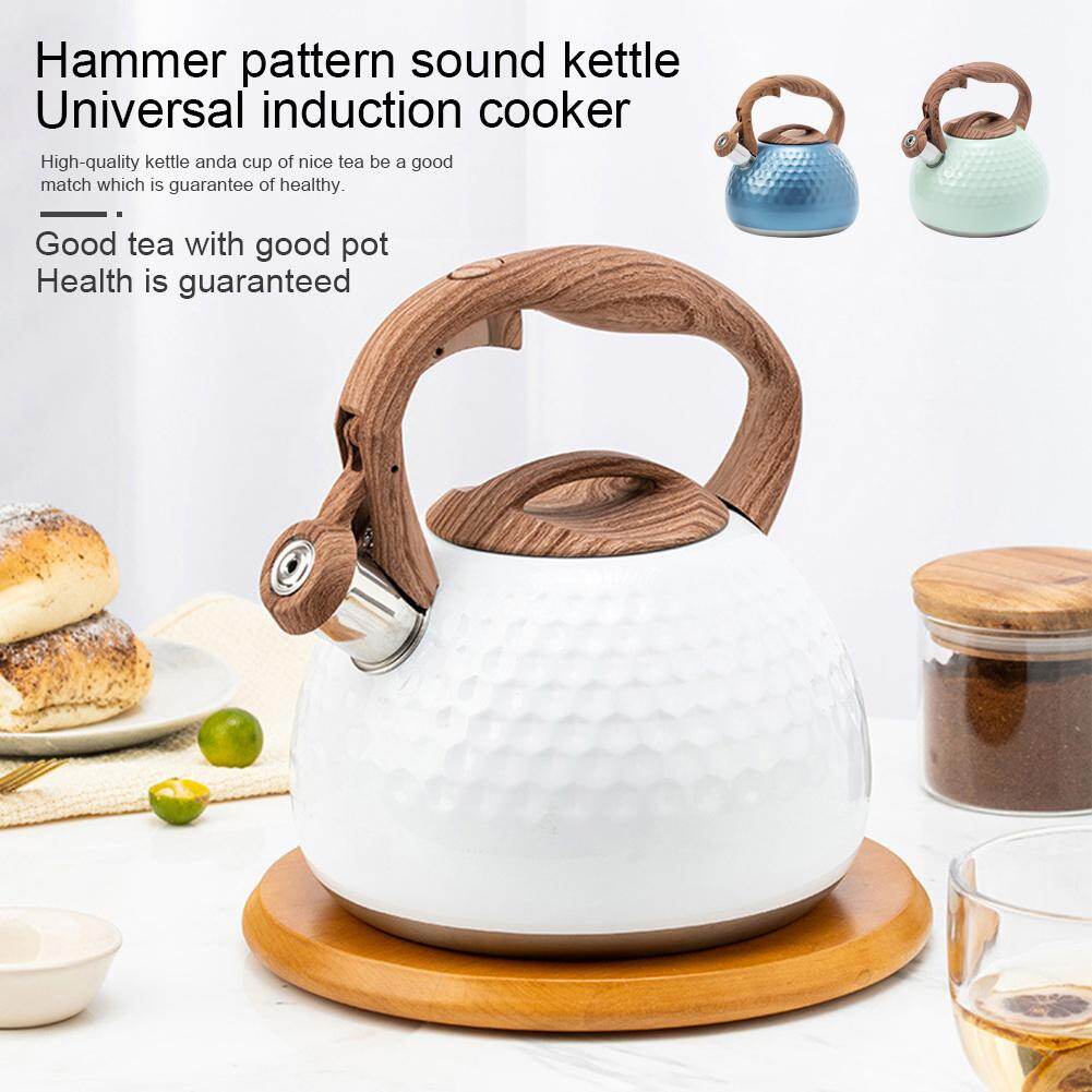 Gambar 2.8L Steel Whistling Tea Kettle Stovetop Food Grade Tea Pot Coffee Teapot Sound Kettle For Outdoor Camping Gas Induction Cookers 1 1 1 1