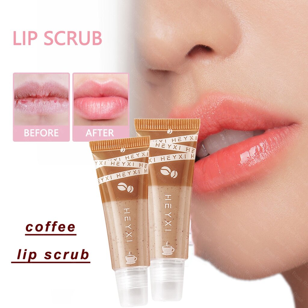 Gambar Coffee Lip Care Scrub Exfoliating Moisturizing Nursing Lip Scrub Treats chapped and dry lips 15g