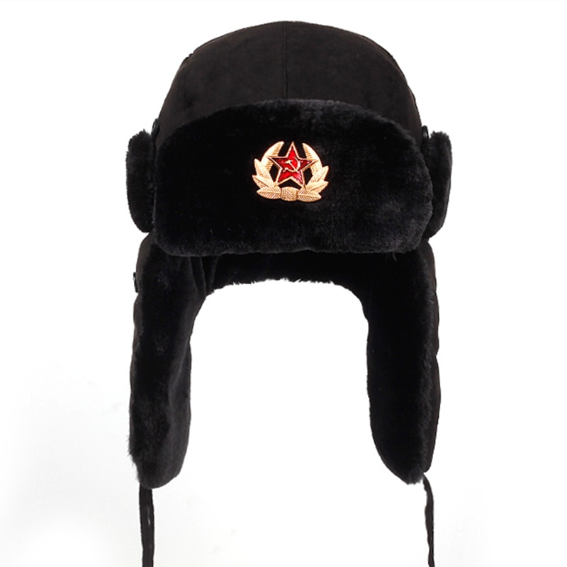 rurumu: usa-mimi flight cap New Russia Ushanka Bomber Hats Pilot 