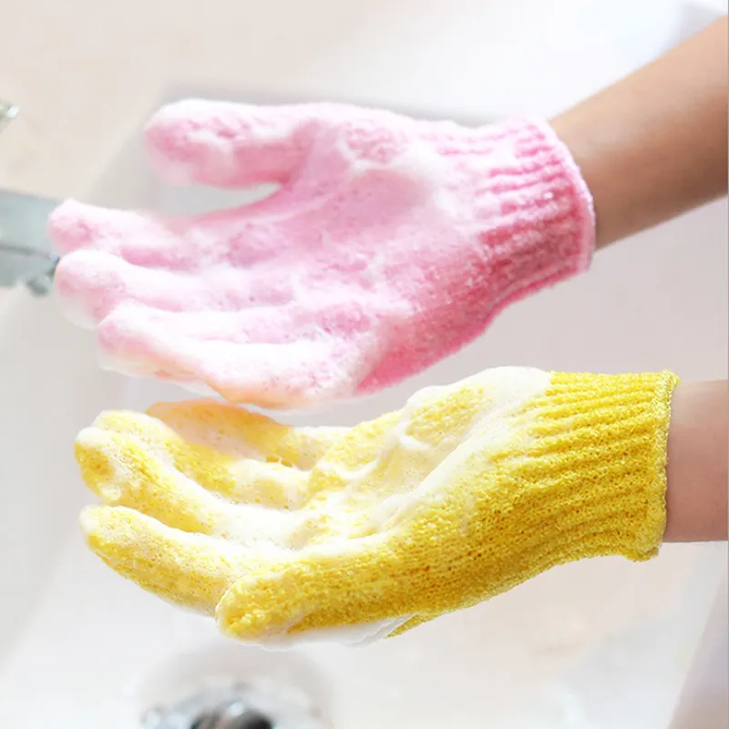 exfoliating gloves for body