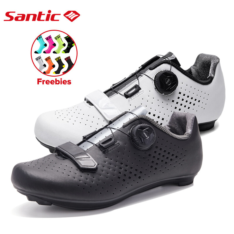 Nam giày đi xe đạp cho xe đạp đường bộ giày thể thao chuyên nghiệp tương thích với spd cleats giày khóa thoáng khí giày rn1128