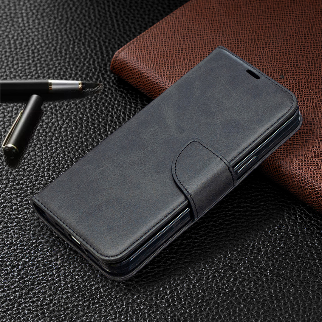 Leather Flip Phone Case With Card Slots And Stand For Smartphone_voghion.com