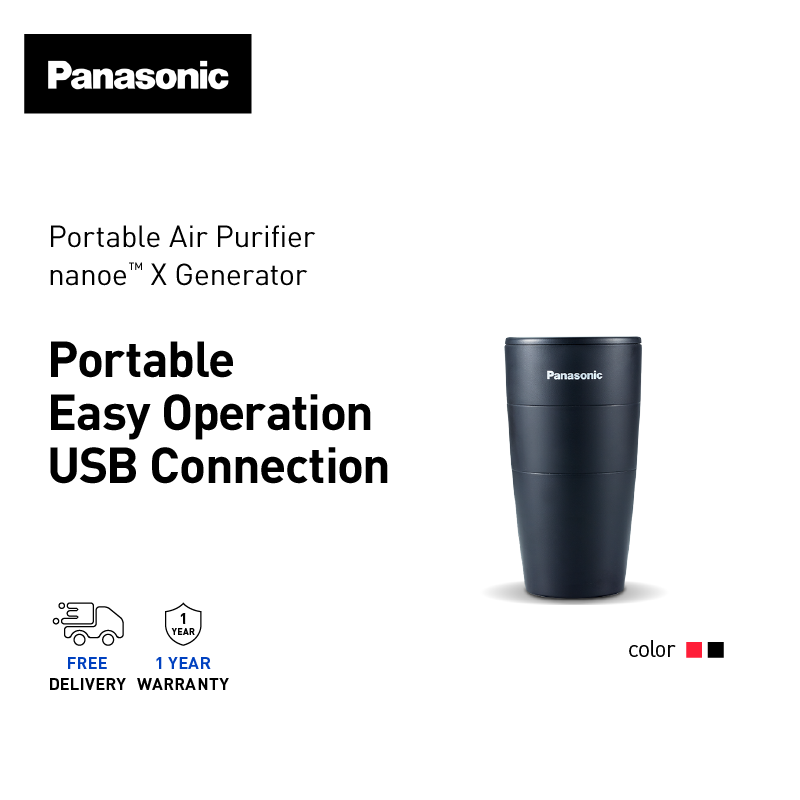 Panasonic F-GPT01A Portable Air Purifier nanoe™X Generator Harga  599 Ringgit*Penghantaran Percuma