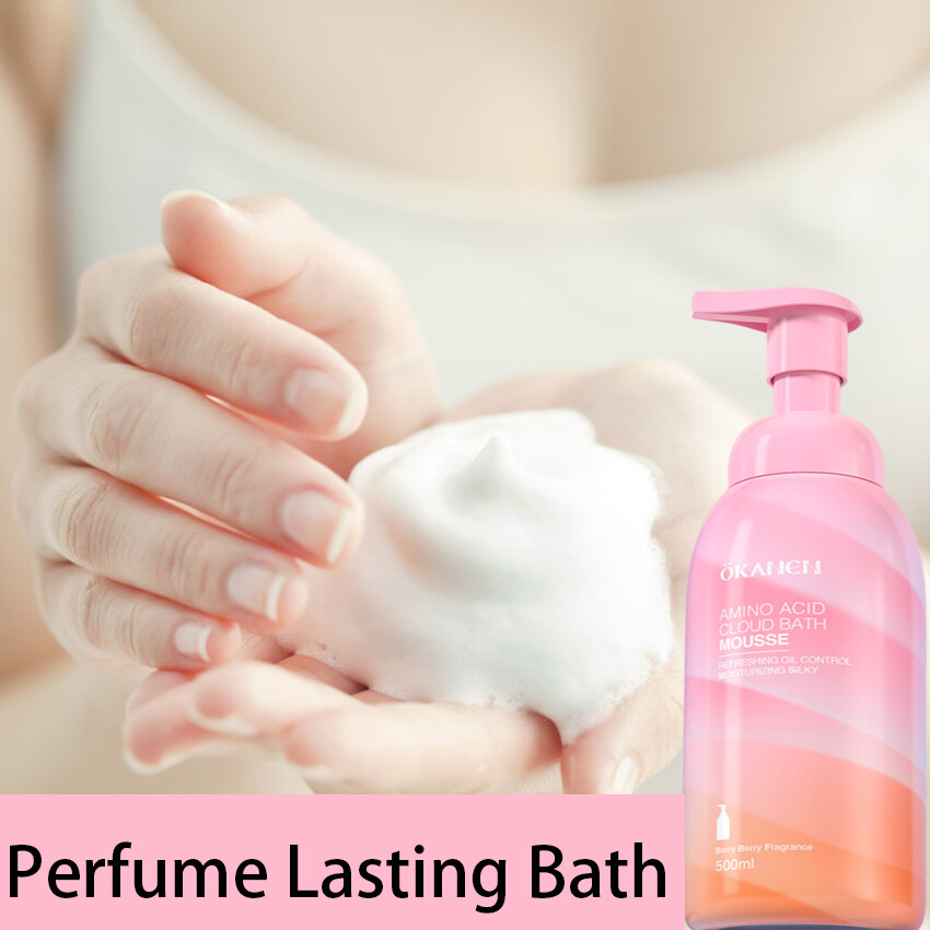 Gambar Antibacterial Body Wash Whitening Body Wash Perfume body wash 500ml body Decontamination Remove mite Moisturizing Shower