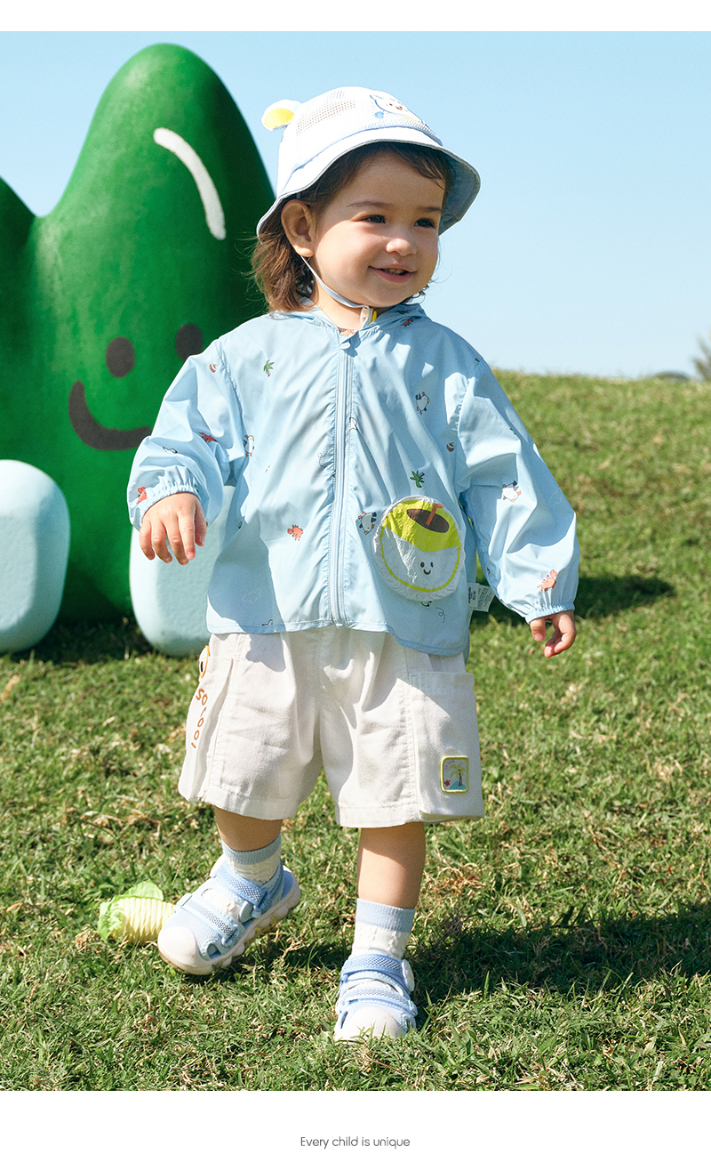 balabala Children Sunscreen Jacket Thin Outerwear For Little And Big Kids Boy And Girl 2025 Summer New Upf50 · v5