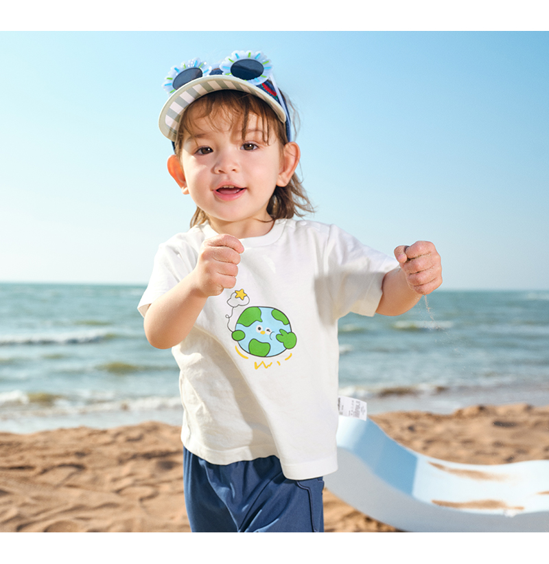 t-shirt balabala pour bébé, haut de gamme, vêtements pour garçons, manches courtes, nouvelle collection été 2025
