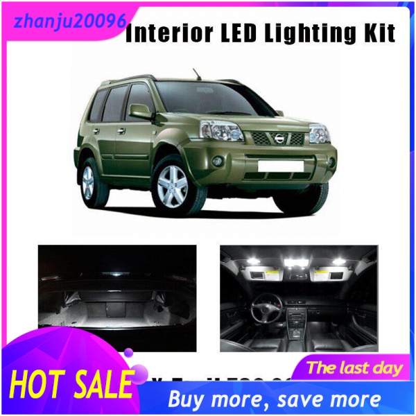 12-Piece CANbus LED Interior Dome Light Kit – For Nissan X-Trail T31 (2008–2013)