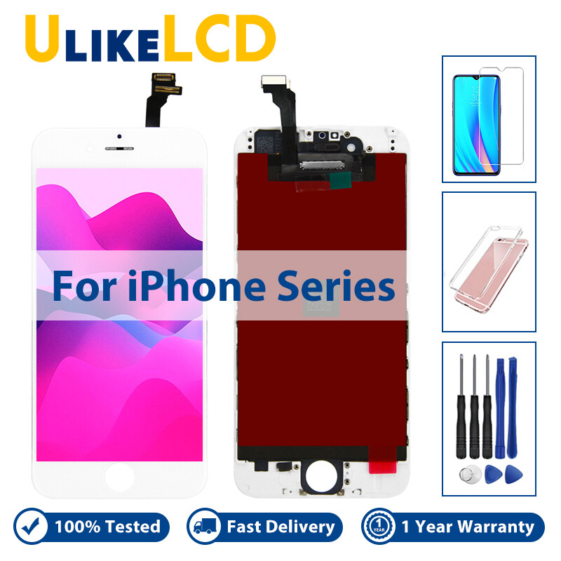 Màn hình lcd đã thử nghiệm 100% cho iphone 6 6s 6p 6sp 7 7p 8 8plus lcd bộ số hóa màn hình cảm ứng 3d hoàn hảo cho iphone 5s 5 5c 5se màn hình + dụng cụ sửa chữa + kính cường lực