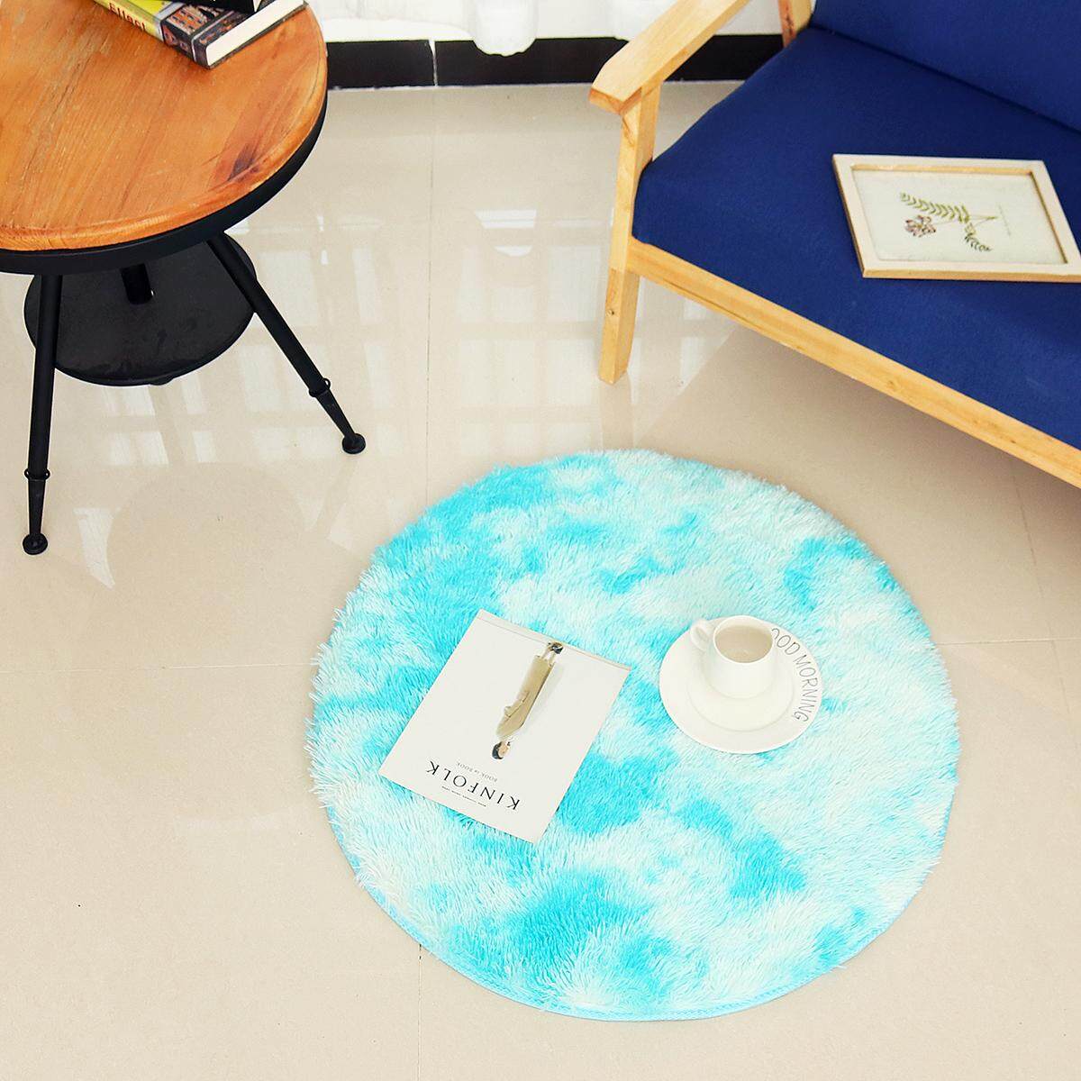 Muebles de decoración de color de 16 felpa alfombra redonda