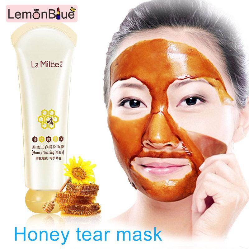 Gambar LemonBlue Peel Off Mask Honey Extract Blackhead Cleaning Shrink Pores Oil Control Mask Face Care