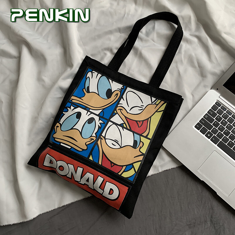 Túi Tote Penkin Dung Lượng Cao Cho Nữ, Túi Đeo Chéo Thời Trang Phong Cách Hàn Quốc Văn Phòng Hình Con Vịt