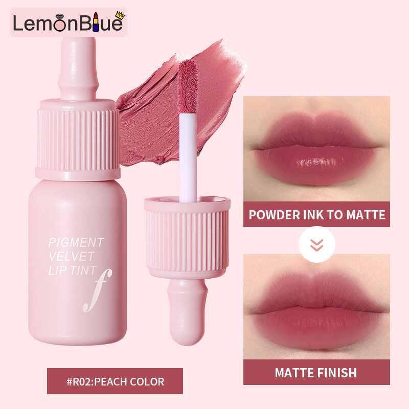 Gambar LemonBlue Lipmatte waterproof liptint tahan lama 24 jam liptint viral di tiktok