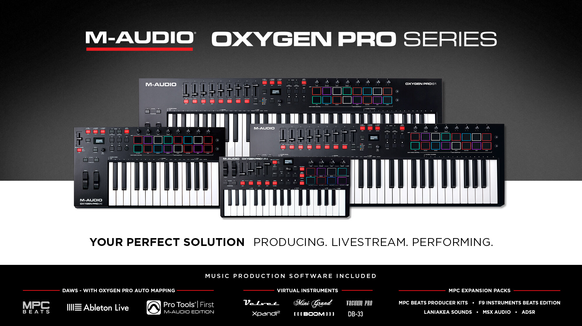 M-AUDIO Oxygen 49 Pro 世界の Pro