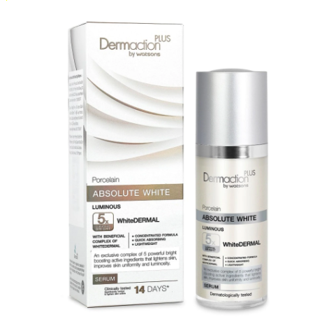 Gambar DERMACTION PLUS BY WATSONS Absolute White Luminous Serum (30ml)