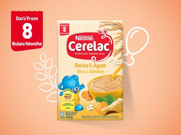 Nestle Cerelac Infant Cereal 200g 225g 250g 1box Baby Cereal Baby Phoebe Beras Bayi 宝宝米糊米粉 Lazada