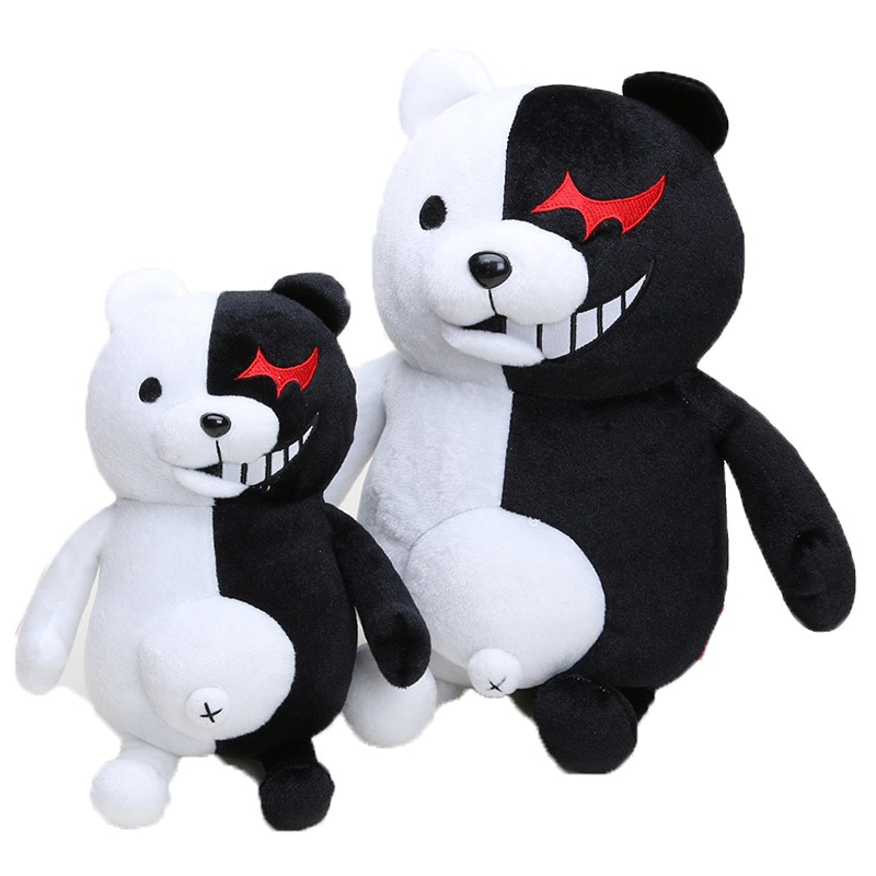 25 40cm Anime Dangan Ronpa Plush Doll Super Danganronpa 2 Monokuma Black White Bear Plush Toy Soft Stuffed Dolls Lazada Ph