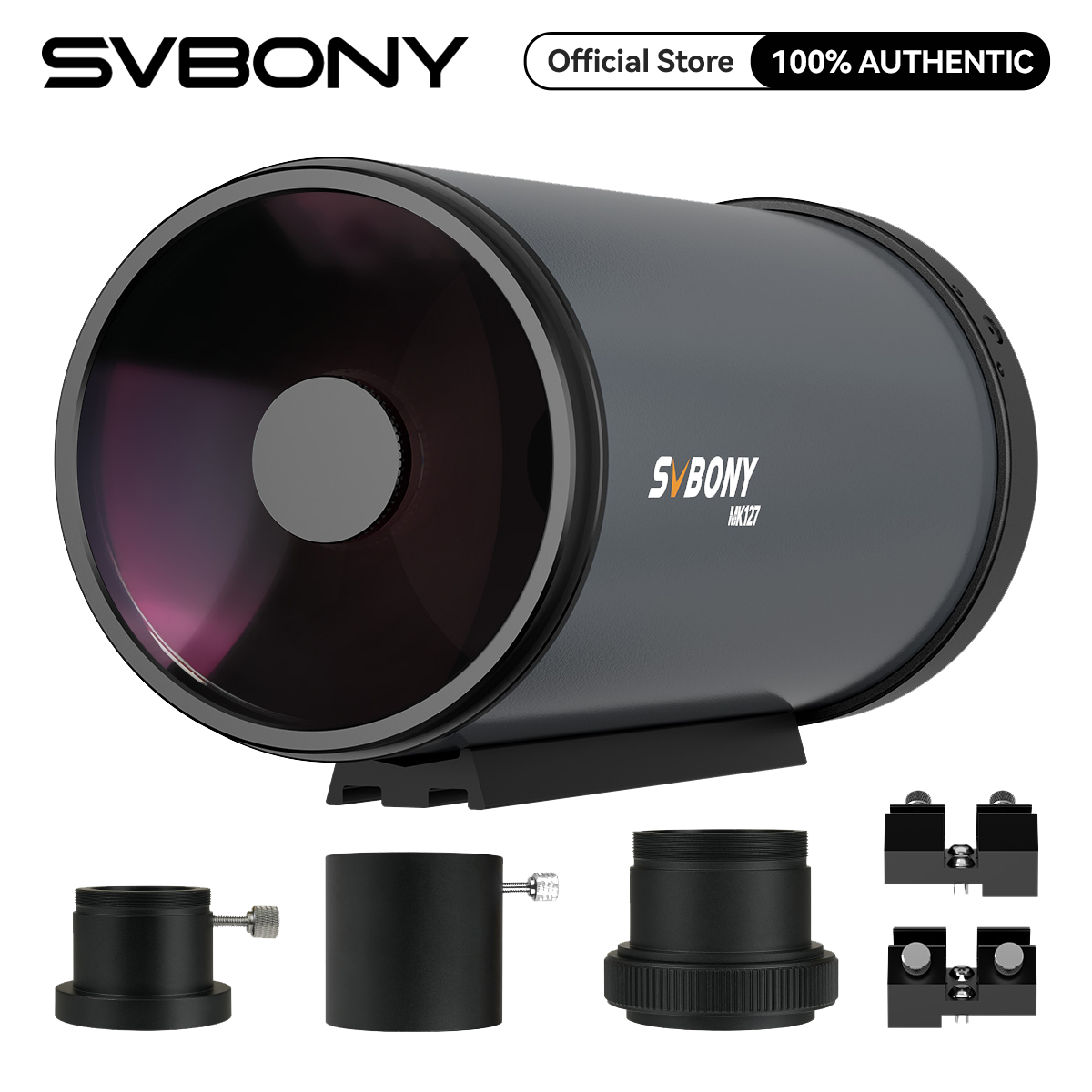 SVBONY MK127 Telescope for Adults Astronomy, 127mm Aperture f/11.8 Maksutov Cassegrain Telescope OTA, Dual-Speed Focusing Catadioptric Telescope for Planetary Visual, Nebula Star Cluster Photography Harga 1,999 Ringgit*Penghantaran Percuma