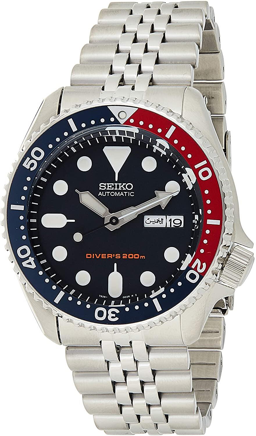 Đồng hồ Seiko cổ sẵn sàng (SEIKO SKX009K2 Watch) Seiko SKX009K2 Diver's  Analog Automatic Stainless Steel Watch [Hộp & Sách hướng dẫn của Nhà sản  xuất + Người bán bảo hành một