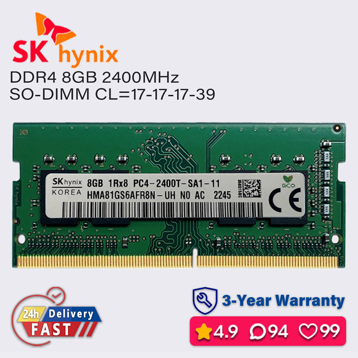 Ram Laptop Ddr4 Sk Hynix Ddr4 8gb 2400 Sk Hynix 8Gb Ddr4 Ram
