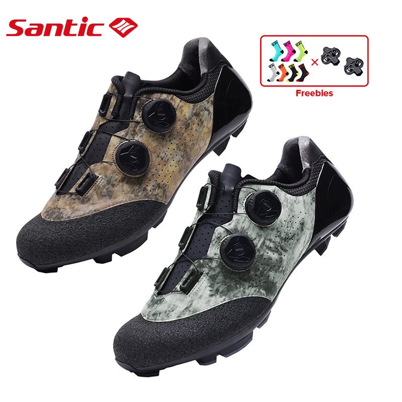 Santic Men MTB Shoes Cleat Shoes SPD Bike Shoes Carbon Fiber Sole Durable Non-Slip Self-Locking Breathable Lightweight S21031 ราคา 9,315 บาท*ส่งฟรี