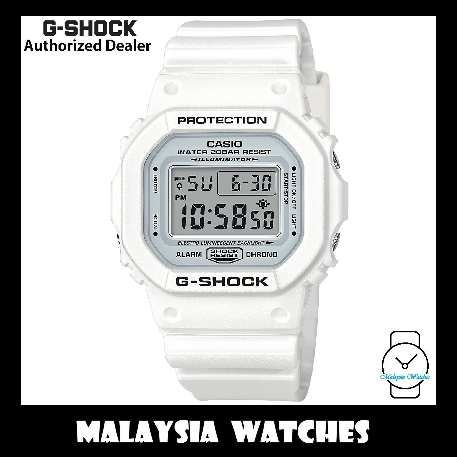 g shock light up different colors