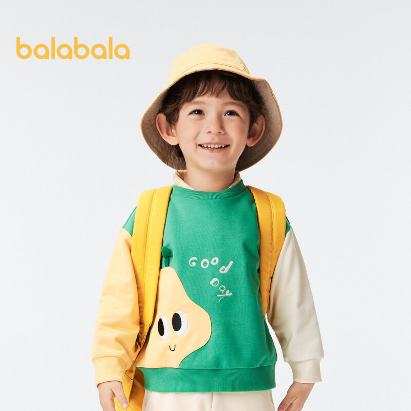 Balabala trẻ em gái Hoodies thời trang trẻ em quần áo trẻ em 2024 trẻ em mới phim hoạt hình hàng đầu