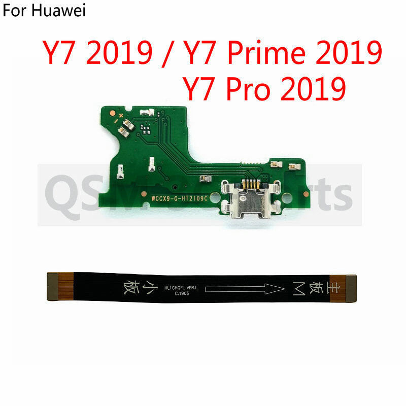 Cho huawei y7 2019 / y7 thủ 2019 / y7 pro 2019 đế sạc usb bo mạch cổng kết nối cáp chuyển đổi mạch chủ chính