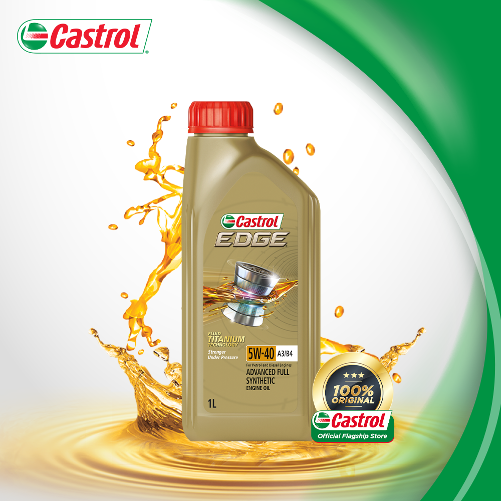 Castrol EDGE 5W-40 SN Engine Oils for Petrol and Diesel Cars 1L