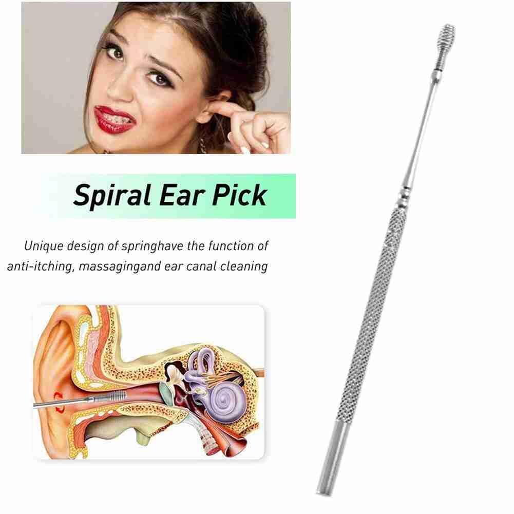 Dụng Cụ Lấy Ráy Tai Bằng Thép Cầm Tay Dụng Cụ Lấy Ráy Tai Lò Xo Dụng Cụ Làm Sạch Chăm Sóc Tai