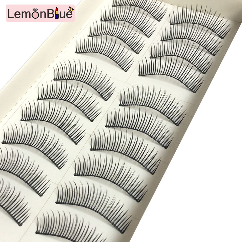 Gambar make up cosmetics New 10 Pairs Natural False Eyelashes [PS]