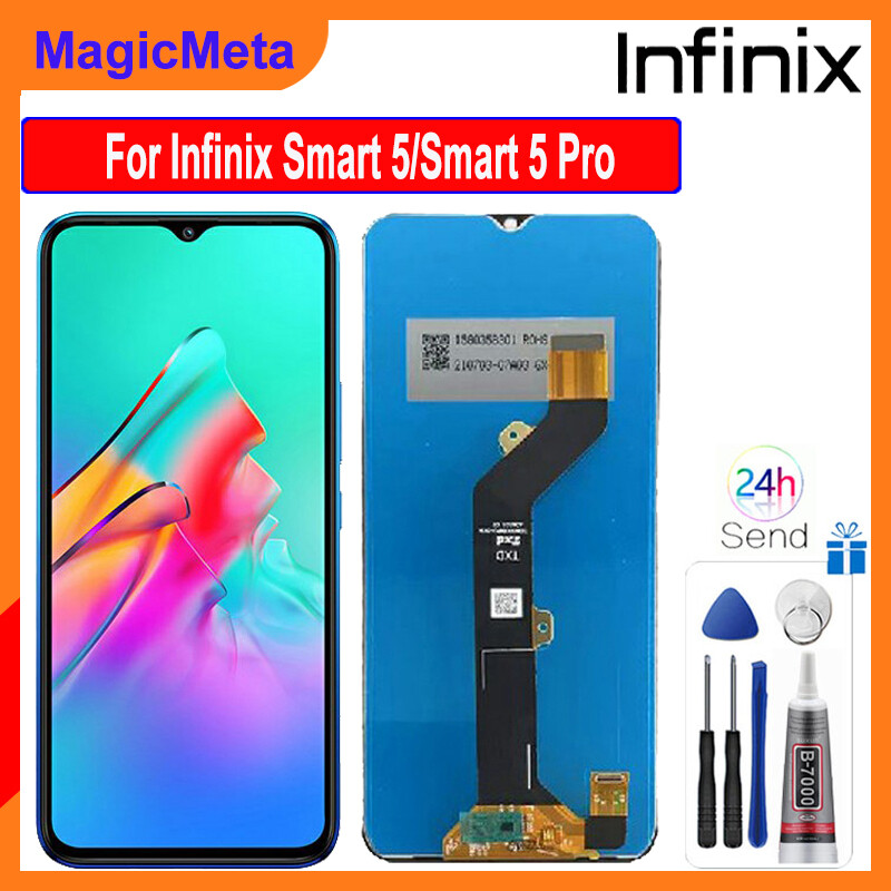 Magicmeta LCD chính hãng cho Infinix Smart 5 x657 x657c/Smart 5 Pro màn hình LCD Bộ linh kiện số của màn hình cảm ứng thay thế cho Infinix Smart 5 5 5 Pro màn hình hiển thị