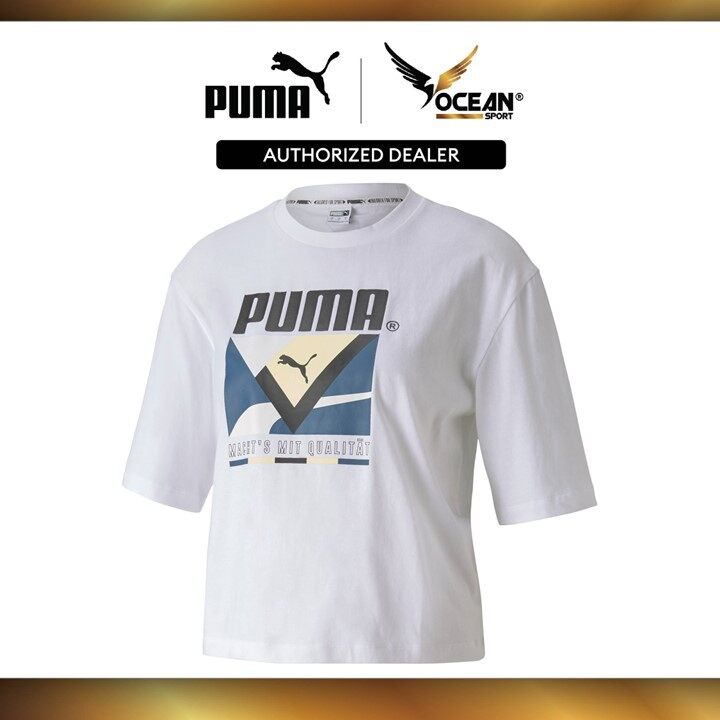 Puma Women TFS Graphic Regular Tee Puma White 59774702