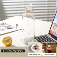 Tầm Nhìn 350Ml/450Ml/750Ml Cà Phê thức uống pha lạnh chai nước Cup Chai Nước Thủy Tinh chai nước Với Rơm thức uống pha lạnh Chai Với Thời Gian Quy Mô dung tích lớn Cốc có ống hút