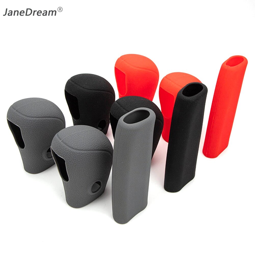JaneDream Silicone Car Case Gear Head Shift Collars Shift Knob Grips Cover Shift Lever Decoration Cover Accessories For Nissan LIVINA SYLPHY TIIDA TEANA ราคา 53 บาท*ส่งฟรี