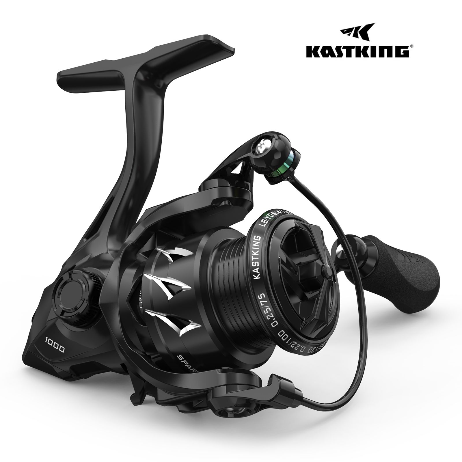 KastKing Spartacus II Plus Spinning Reel IPX5 Waterproof Fresh/Salt water Fishing Reel 10KG Drag 5.2:1 Gear Ratio 7+1 Stainless Bearing Instant Anti-Reverse Anodized Aluminum Spool ราคา 2,105 บาท*ส่งฟรี