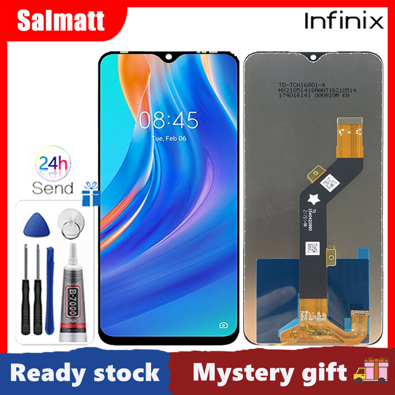 Salmatt lcd ban đầu cho tecno spark 7 64g 32g kf6/7 pro kf8/7 p kf7j/7t kf6p màn hình lcd màn hình cảm ứng bộ phận lắp ráp cho bộ số hóa thay thế cho tecno spark 7 64g 32g 32g 7 pro 7 p 7t màn hình hiển thị