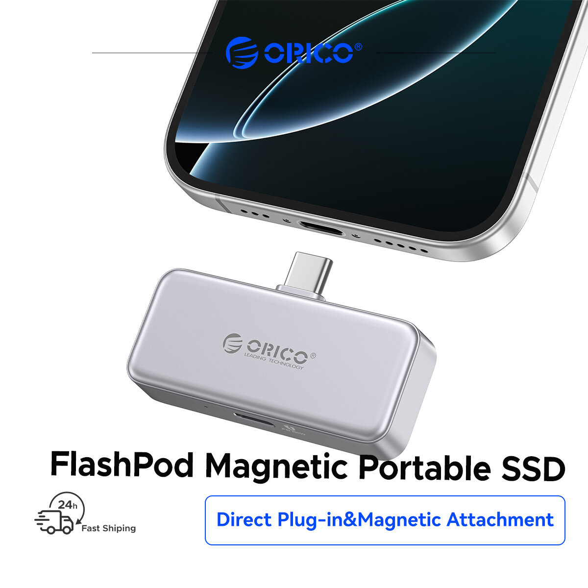 ORICO USB 3.2 Gen1 (5gbps) flashpod xách tay SSD 180 MB/giây pd100w sạc nhanh trực tiếp Plug-in lên đến 256GB