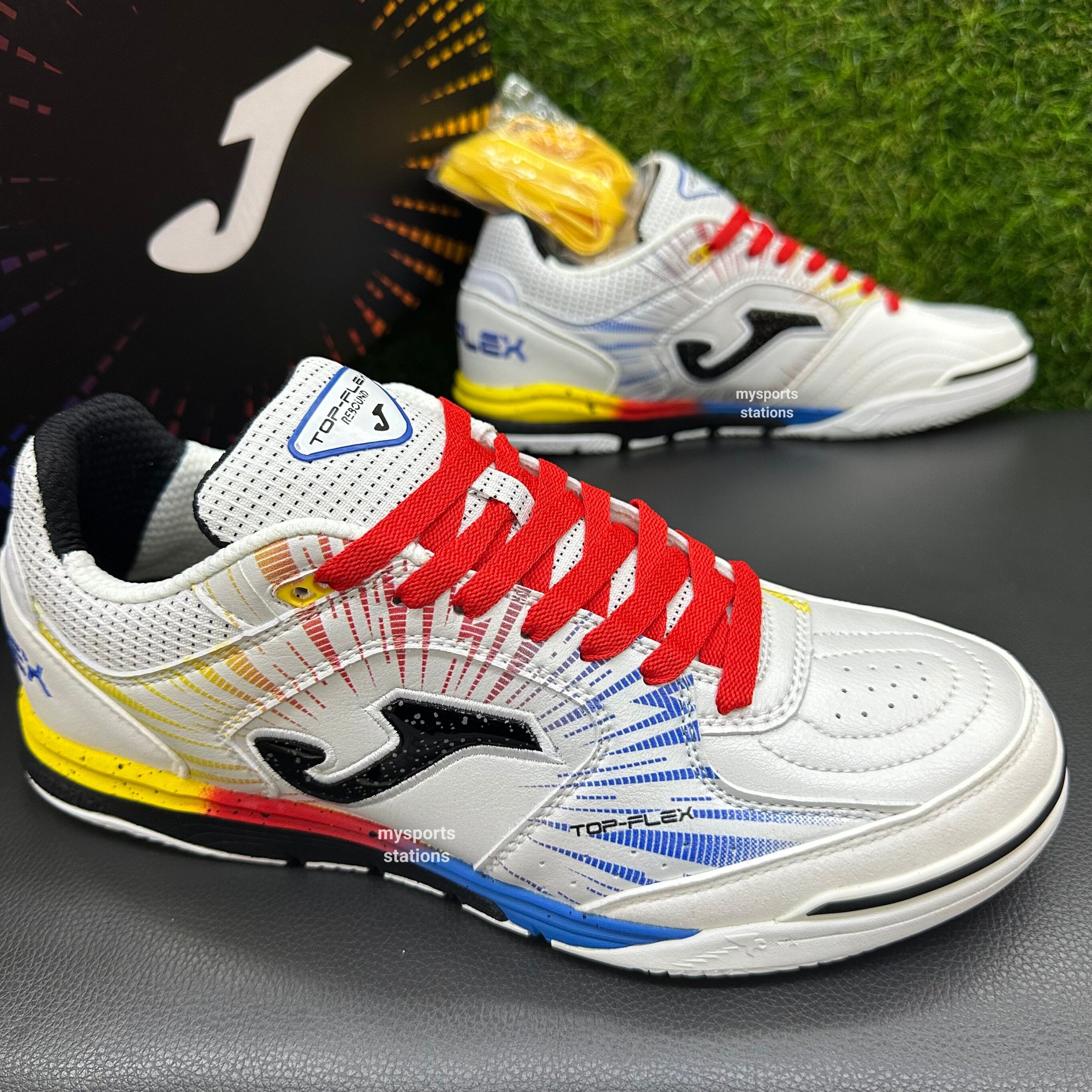 Joma Top Flex Rebound 2476 (TORW2476IN) White-Red Sala