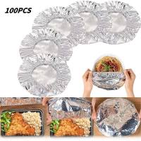 Aitemay 100 cái vỏ cách nhiệt thực phẩm giấy bạc bọc bảo quản thực phẩm tươi nhà bếp dày màng bọc thực phẩm lò vi sóng an toàn