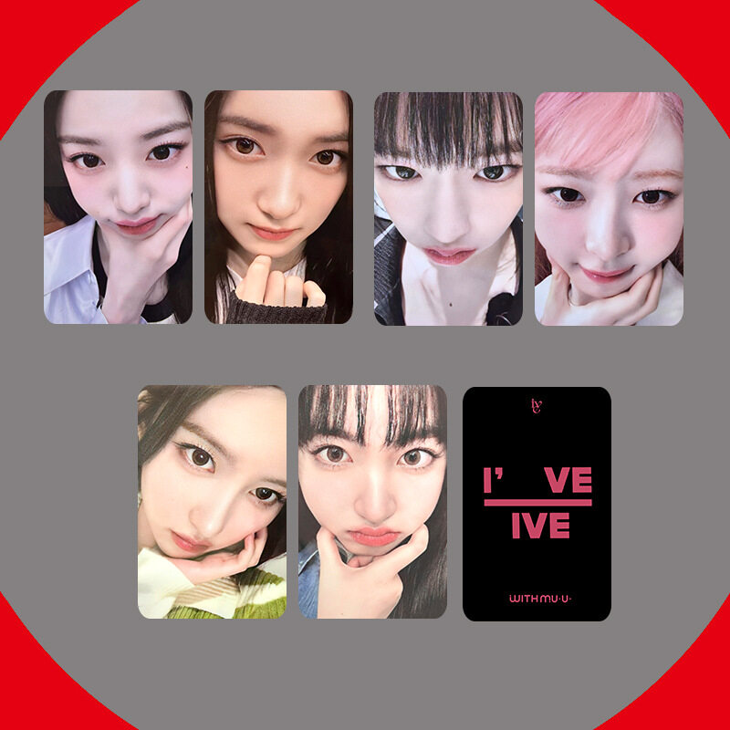 Ive Album ive ive với mu u thẻ ảnh ive Soundwave IAM thẻ ảnh Kpop ive wonyoung Liz yujin gaeul Rei l