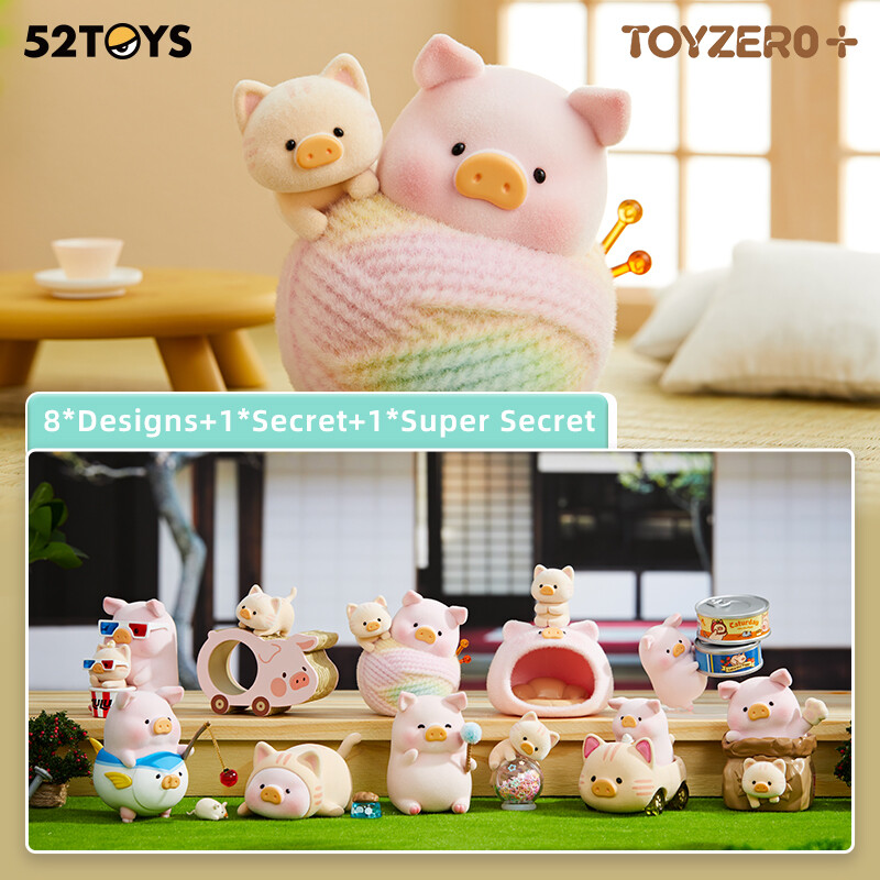 52toys lulu the piggy caturday series blind box figure toy