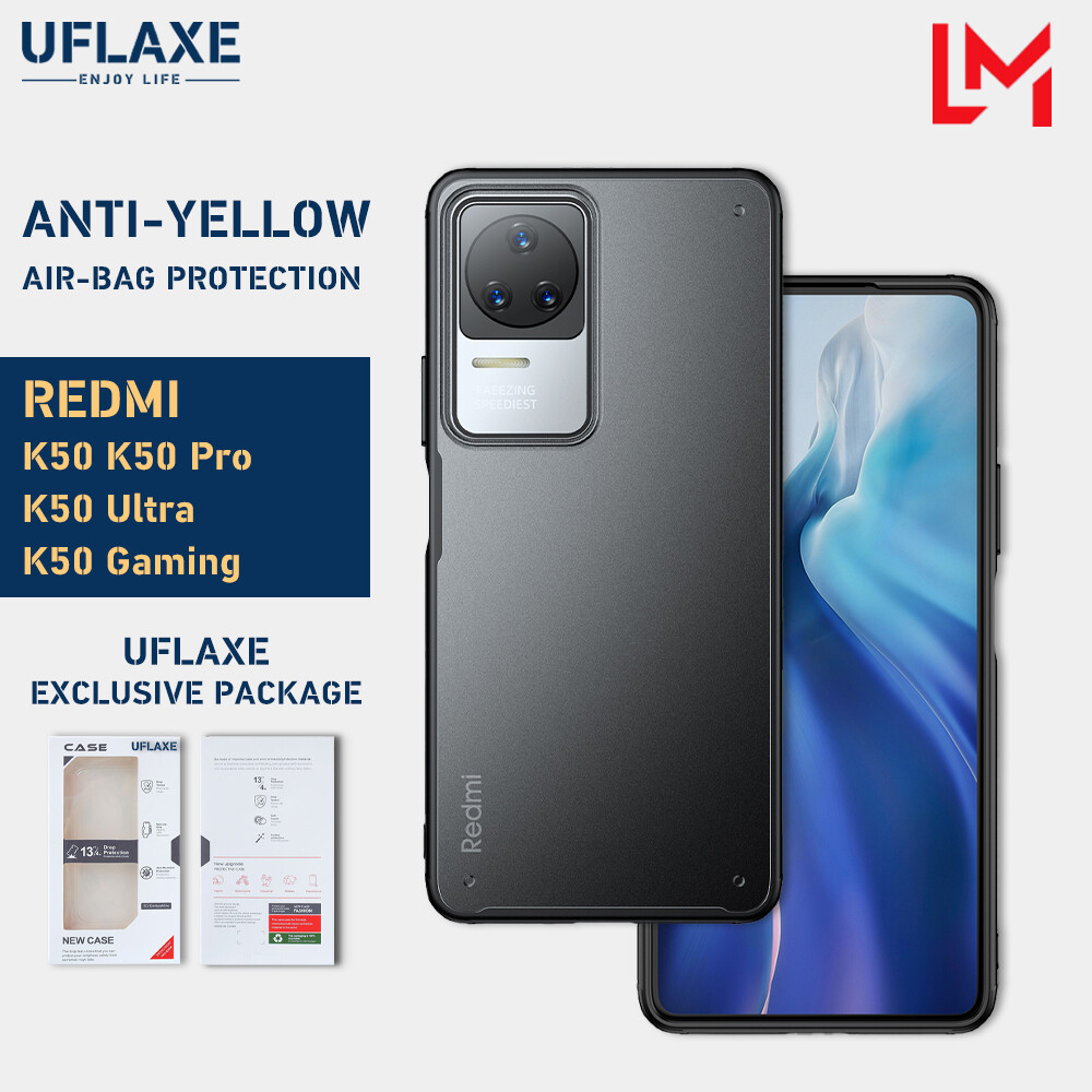 Uflaxe ốp cứng chống sốc cho xiaomi redmi k50 ultra / redmi k50 / k50 pro / k50 gaming ốp điện thoại trong suốt mờ ốp lưng bảo vệ toàn diện bền chặt chống ố vàng
